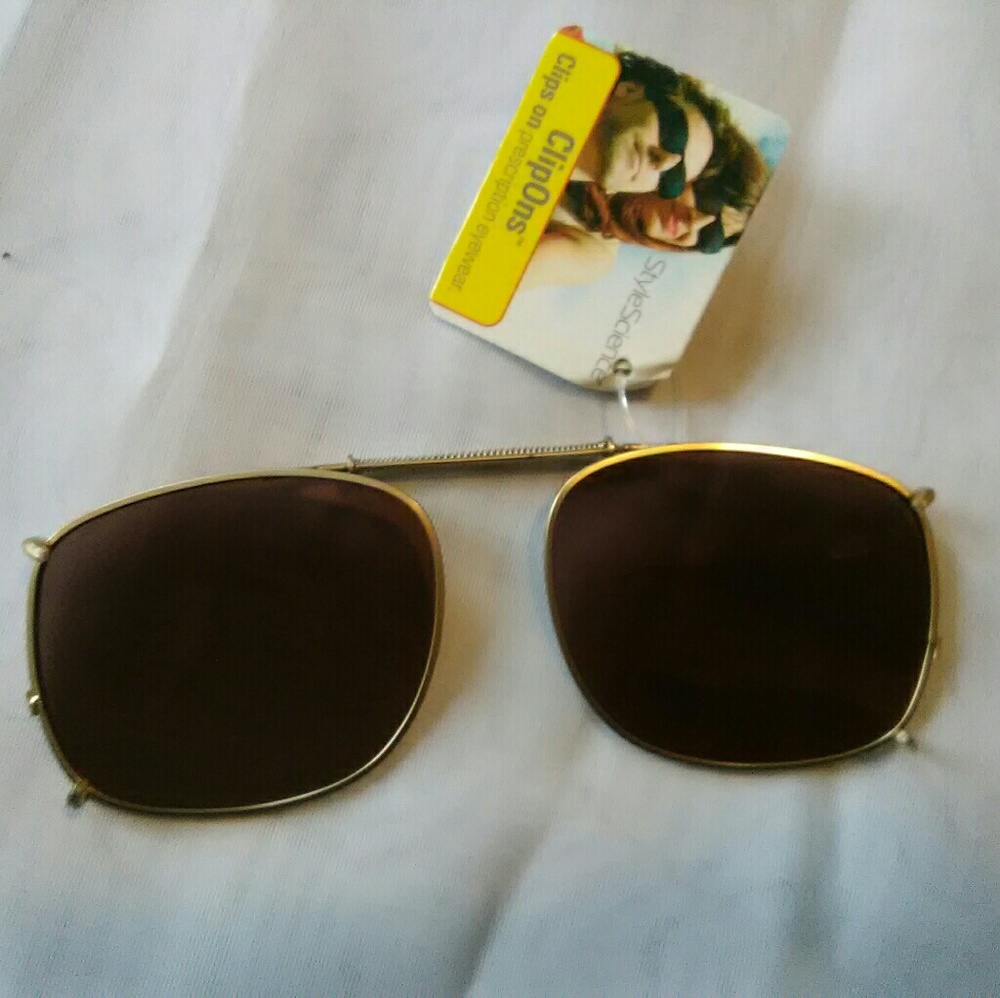Clip on sunglasses